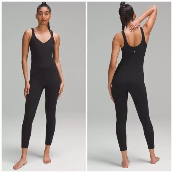 lululemon athletica Pants - lululemon Align Bodysuit 25" Black size 4